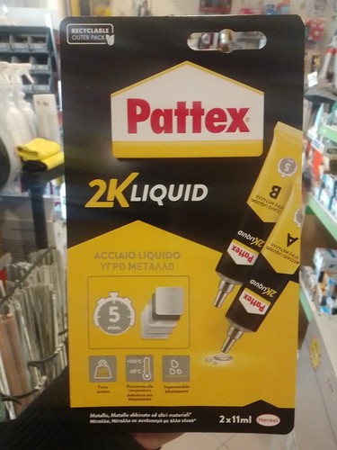 Pattex acciaio liquido - liquido, 2k