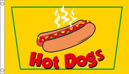 Hot dogs flag 3 - dogs, x