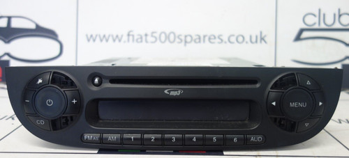 Fiat 500 nero - nero, stereo
