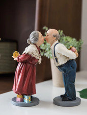 Antica coppia scultura coppie