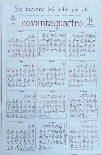 Raro calendario kamasutra - calendario,
