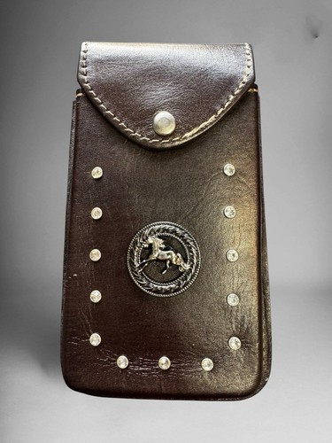 Fondina telefono cavallo stile