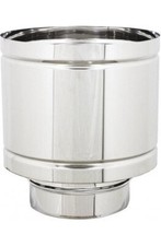 Fumaiolo botte inox d.14 cm