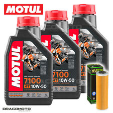 KTM 990 Supermoto 2007-2010 Tagliando Olio Motul 7100 4T 10W-50 3 litri filtro