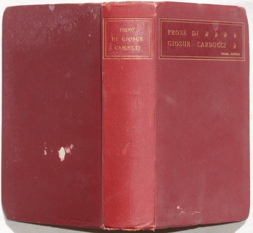 Giosue carducci prose dante - prose,