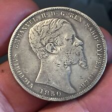 5 LIRE 1850 “G” RARA