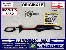 RIVESTIMENTO COPERTURA CRUSCOTTO nero lucido rosso OPEL CORSA E 2015-2019