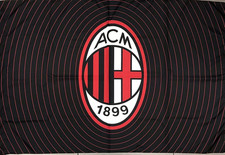 Bandiera Stadio Milan 133 X 96 Cm Gadget Bandiere Calcio Tifosi Rossoneri Nuova 