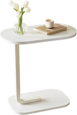 Tavolino Laterale a Forma Di C