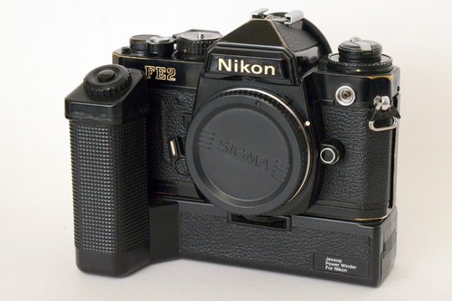 Nikon fe2 nera con motore - nikon, fe