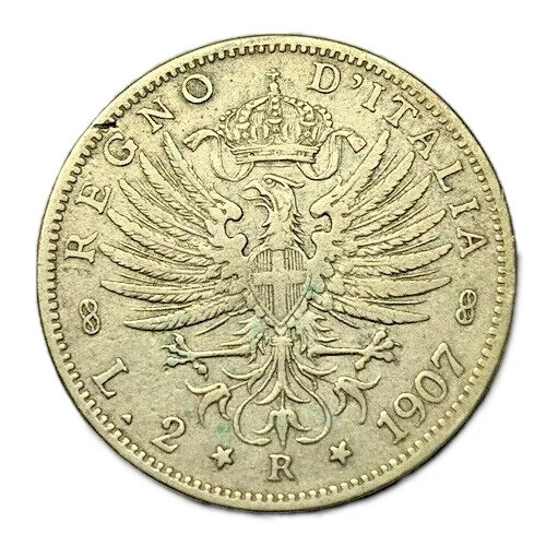 Lire 1907 aquila sabauda - 2,