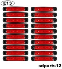 20 Pz 12V 6 LED Luce Ingombro
