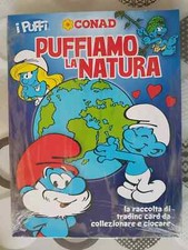 ALBUM FIGURINE I PUFFI CONAD : PUFFIAMO LA NATURA COMPLETO