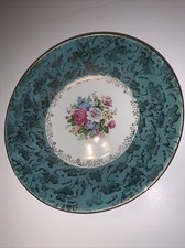 Porcellana floral gold