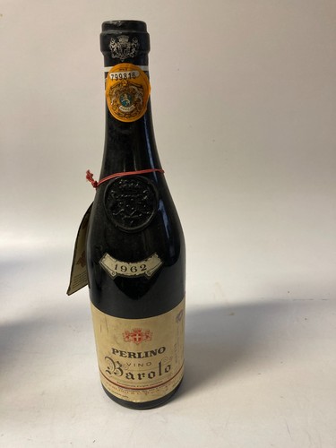 Vino barolo perlino 1962 - vino,