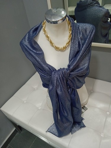 Stola blu coprispalle - stola,