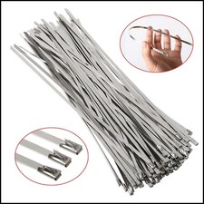 Fascette Fascetta inox panduit cuffie giunti semiasse 10 pezzi attrezzi officina