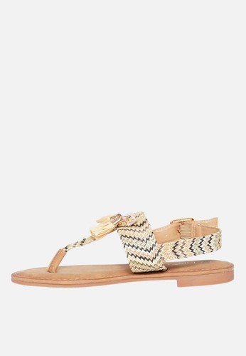 Women bicolor tassel - bicolor, flip