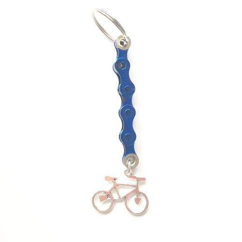 Mountain bike keychain - mountain,