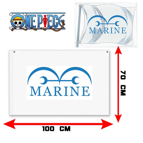 One piece marine marina - marine, flag