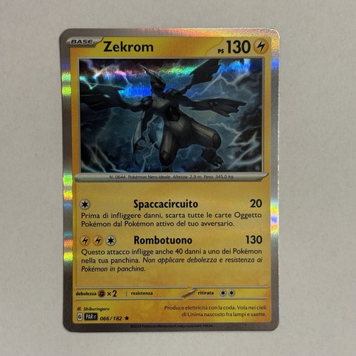 Carta pokemon zekrom holo - zekrom,