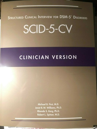 Structured clinical interview - structured,