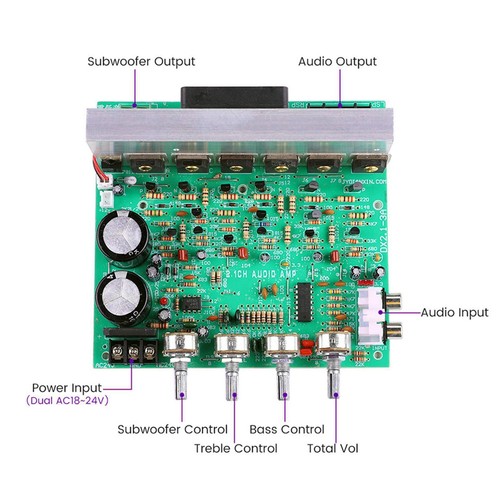 Scheda amplificatore audio