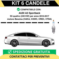 KIT 6 CANDELE per AUDI A5