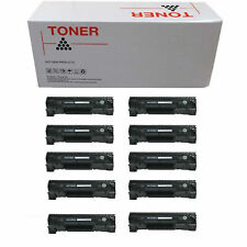 10 TONER HP CE285A CANON 725 COMPATIBILI NO OEM BK NERO 2000 pagine NON ORIG