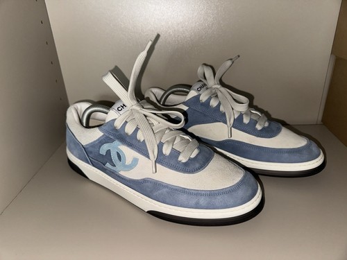 Sneaker chanel logo kidskin - chanel,