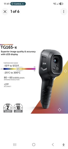 Termocamera flir tg165 msx - termocamera,
