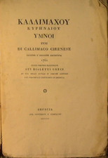 Inni di Callimaco cirenese