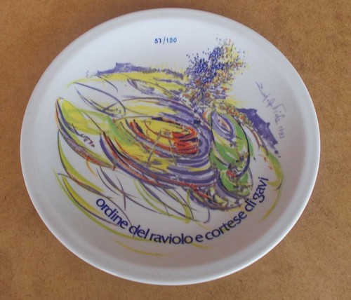 Piatto ceramica rodolfo - ceramica, viola