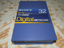 01 CASSETTE SONY BETACAM DIGITAL VIDÉO SIZE SMALL BCT-D32 HIGH END MÉTAL TAPE!!!