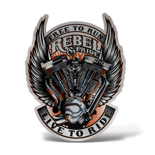 Adesivo biker moto sticker - biker,
