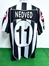 MAGLIA JUVENTUS NEDVED MATCH WORN INDOSSATA SHIRT JERSEY CAMISETA COA 2002/2003