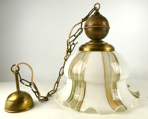 Lampada sospensione paralume - a,