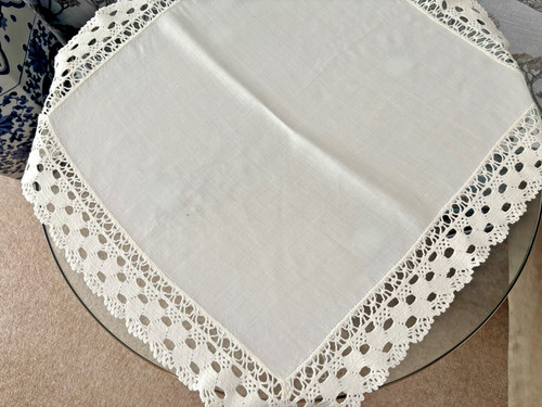 Vintage white cotton rayon - vintage,