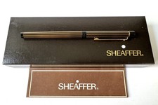 SHEAFFER REGENCY STRIPE SLIM, NIB GOLD 14KT 585 M, DADE IN USA