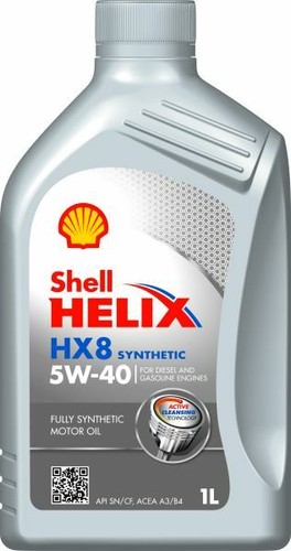 Olio motore shell - 2x, hx8