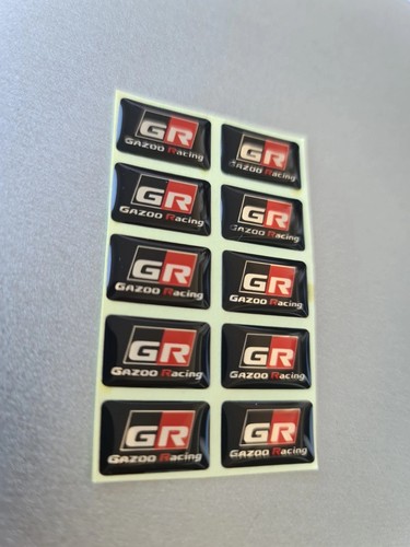 Logo bombé toyota gr 3d - logo,