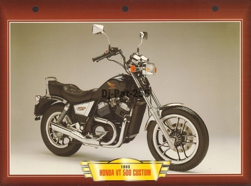 Fiche moto honda 500 - fiche, vt