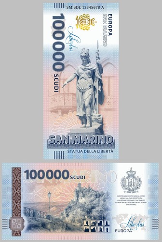 Banconota commemorativa san - banconota,