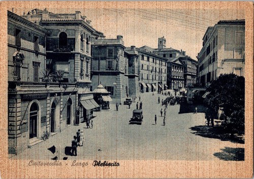 Cartolina civitavecchia largo - cartolina,