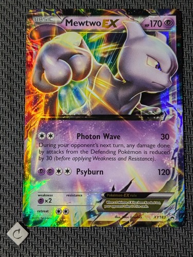 Mewtwo xy183 black star - black,