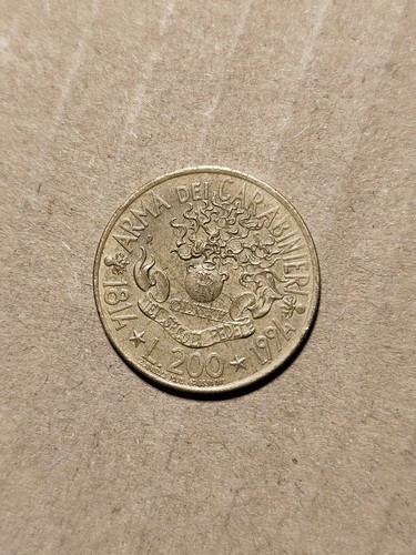 Moneta rara originale 200 lire - moneta,
