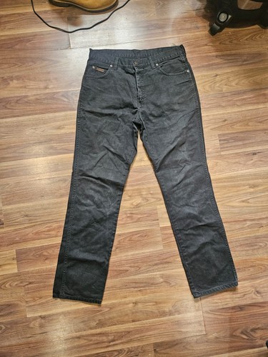 Jeans wrangler nero gamba - wrangler,