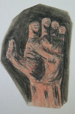 ANTICO BOZZETTO DISEGNO CON