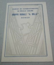 Tessera fascista PNF Gruppo