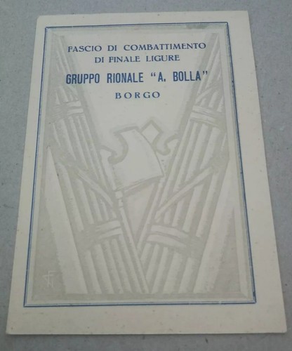 Tessera fascista pnf gruppo - fascista,